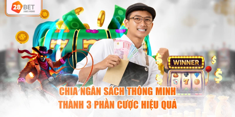 Chia ngân sách thông minh thành 3 phần cược hiệu quả