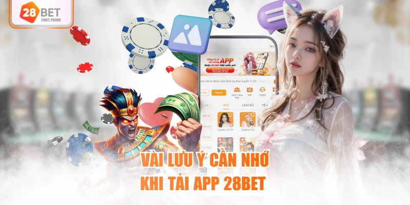 Vài lưu ý cần nhớ khi tải app 28BET 
